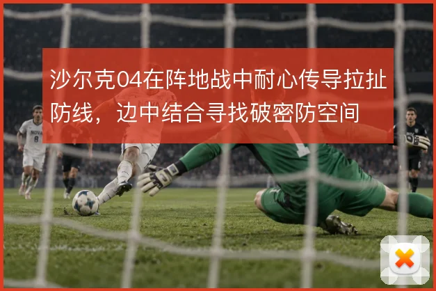 沙尔克04在阵地战中耐心传导拉扯防线,边中结合寻找破密防空间